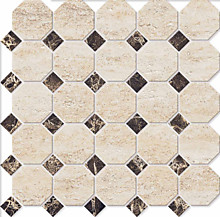 Mosaico Octagon Small JZ02 EL03 30x30
